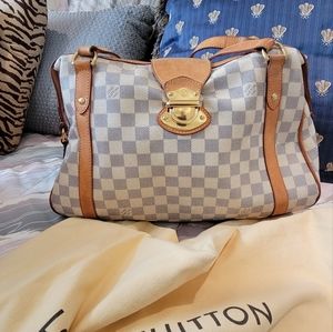 Louis Vuitton Damier Azur Stresa Shoulder Handbag PM